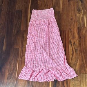 Pink Gingham Dress